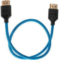 Kondor Blue Kondor Blauw 8K HDMI 2.1 17"" Braided Cable Blauw