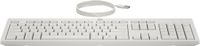 HP 225 muis en toetsenbord met kabel Wit