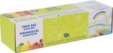 Merkloos Keuken/diepvries vershoud zakken - 20x stuks - 1 Liter inhoud - 18 x 23 cm - transparant