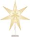 Casaria Papierster – 10 LEDs Standaard Pailletten 60cm - Weiß