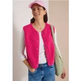 cecil Teddy bodywarmer met softshelldetails