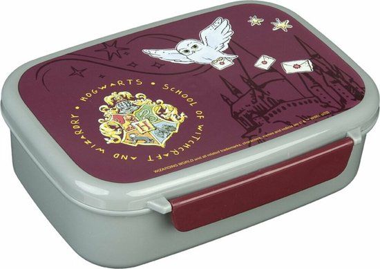 Scooli Harry Potter Lunchbox Grijs, Rood