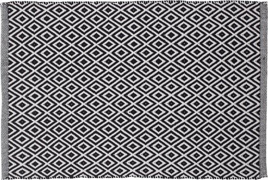 Sealskin Trellis Badmat - 60x90 cm - Zwart - Katoen