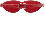 Obsessive Inferro - Masque effet cuir (rouge)