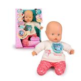 NENUCO Interactieve babypop die 7 talen spreekt, met uilvormig mechanisme voor het veranderen van de taal, kan 35 verschillende zinnen uitspreken, meisjes en jongens vanaf 3 jaar, beroemd (NFN78000)