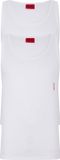 Hugo Boss Heren Tanktops Slim Fit (2-pack) - Wit - XXL