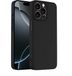 ShieldCase siliconen back cover met magneet geschikt voor iPhone 16 Pro hoesje - Zwart