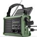 Unyqoos® Radio portable d'urgence avec énergie solaire et manivelle