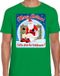 Bellatio Decorations Shoppartners Bv Fout Kerstshirt / t-shirt - Merry shitmas who stole the toiletpaper - groen voor heren - kerstkleding / kerst outfit S