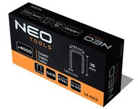 NEO tools NEO Gegalvaniseerde Nietjes - 15 mm - 4000 stuks