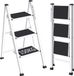 Merkloos 3 trapladder