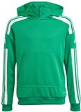 adidas Squadra 21 Hoodie Youth Kinder Voetbaltrui Maat 140 Groen