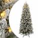 VidaXL Sapin de Noël artificiel avec 300 LED et neige 180 cm