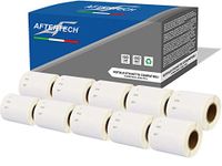 Aftertech 10 x 14681 57x15mm CDROM etikettenrollen (3000 stuks) compatibel met Dymo LabelWriter en Seiko SLP