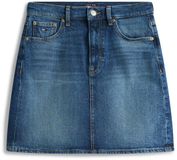 Tommy Jeans Mini rokken Volwassenen XS Katoen 99% Elastaan 1% Blauw denim