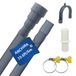 Merkloos Icecat Afvoerslang voor Wasmachine 6m met Klem en Connector