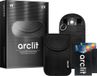 Arclit® | 2x Housse de protection antivol RFID pour clé de voiture + 2x Porte-cartes RFID | Noir | Taille M