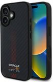 Red Bull Étui rigide pour iPhone 16 Plus 6.7 fibre de carbone barre d'alimentation