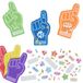 Baker Ross VC133 Mini-schuimvingerkits - Set van 8, schuimvingers voor supporters
