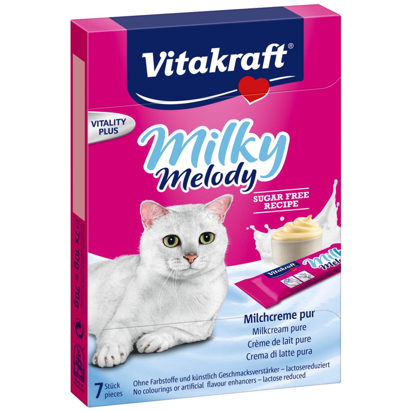 VITAKRAFT Milky Melody Pur - 7 sticks - 7x10gr