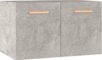 vidaXL Wandkast 60x36,5x35 cm bewerkt hout betongrijs