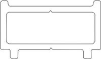 Sealskin Contour verbredingsprofiel t.b.v. draaideur mat grijs