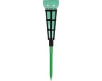 Talen Tools Regenmeter met grondpen - 95 cm - groen - kunststof - neerslagmeter