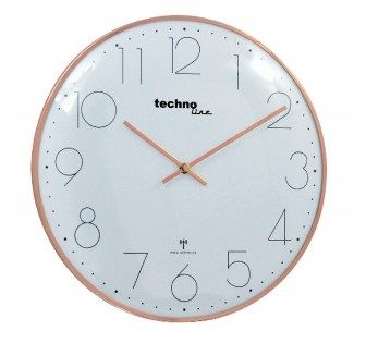 Technoline WT 8235 Wandklok - Roségoud - 35 cm