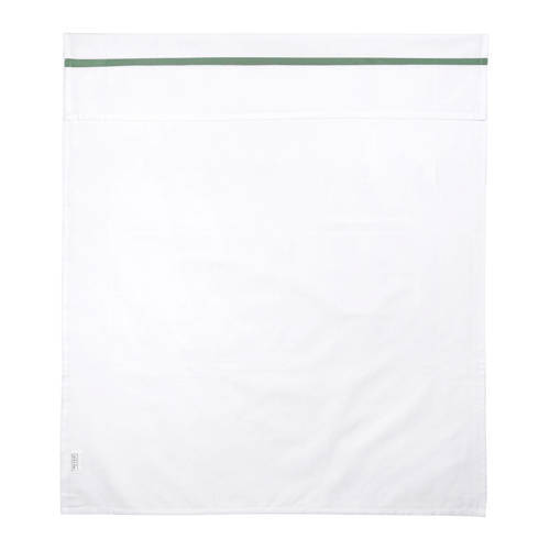 Meyco wieglaken met bies 75x100 cm groen Groen/wit