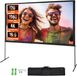VEVOR Projectiescherm met Statief - 120 inch HD 4K - 16:9 Snel Opvouwbaar Draagbaar Filmscherm