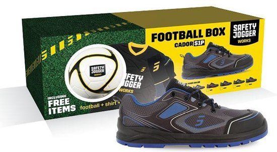 Merkloos Safety Jogger Cador S1P - Blauw - 43