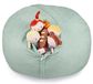 Housse de pouf Enfants XXL - Rangement peluches - 270 litres - Coton - Sans rembourrage