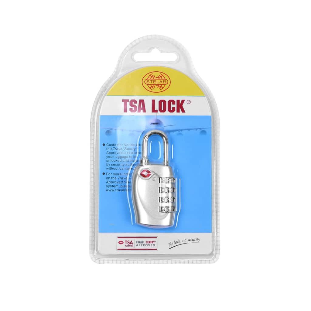 Baytex Kofferslot - TSA slot Stelar - 2 cm - Metallic