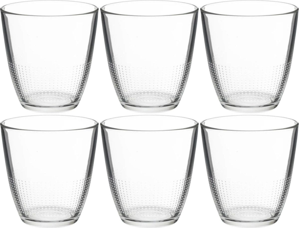 Secret de Gourmet Claudi - Drinkglazen - Set van 6 - 250 ml - Transparant