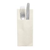 50 Like Linen 50 stuks - servetten 70 g/m², 33 x 40 cm, crèmekleurig