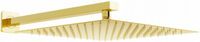 Mexen Slim douche de pluie 25 x 25 avec bras de douche, or