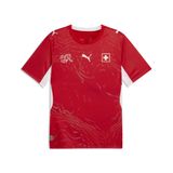PUMA Tricot 'Schweiz 2026' rouge / blanc