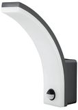 LED EL HOME LED gevellamp "EL HOME" ML-21B7 met bewegingssensor 140° PIR, 20W, 2300lm, schemersensor, IP65 - zwart