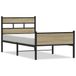 VidaXL Cadre de lit Sonoma chêne 120x190 cm