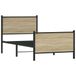 Maison Exclusive - Lit exclusif en métal, finition chêne Sonoma, sans matelas, dimensions 75x190 cm