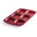 COOX Moule à tartelette 34 x 21,8 x 1,8 cm (rouge foncé)