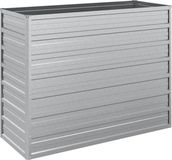 vidaXL Verhoogde Plantenbak - 100x40x77 cm - Gegalvaniseerd Staal - Zilver