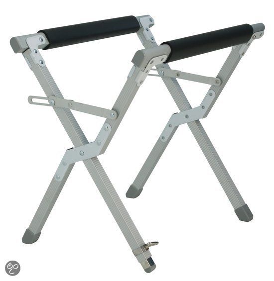 EuroTrail Koelboxstandaard - Aluminium - Verstelbaar - Opbergtas