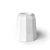LACOR - 63255 - Voorgerechtenkommen, buffet & display, aperitiefkommen voor koude of warme gerechten, 100% stapelbaar, BPA-vrij, melamine, Ø 11,5 cm, hoogte: 12 cm, kleur: wit