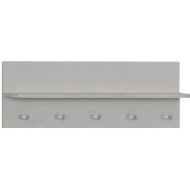 Roba Wandplank Maren - Wit Gekalkt Eiken & Lichtgrijs - 90x29x20 cm