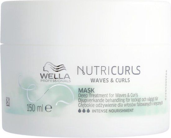 Wella Professionals Nutricurls Masker - Deep Treatment - Krullend & Golvend Haar - 150 ml