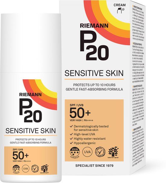 Solar P20 Sensitive SPF 50+ - Zonnebrand lotion gevoelige huid - 200 ml