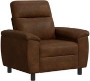 vidaXL Bank Bruin 95 x 90 x 95 cm Kunstleer