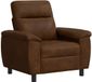 vidaXL Bank Bruin 95 x 90 x 95 cm Kunstleer