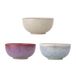 Bloomingville Addison Ensemble de bols 0,7 l Rond Grès Multicolore 3 pièce(s)